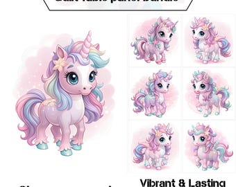 Einhorn Mädchen Quilt Stoff, Baby Quilt Panele für quilting, Baby Quilt Panels Stoff, Einhorn Kinderzimmer Dekor