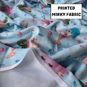 Sea turtle nautical fabric panels for baby quilts, Baby ocean quilt panels fabric, Cute octopus dolphin quilt fabric bundle image 8