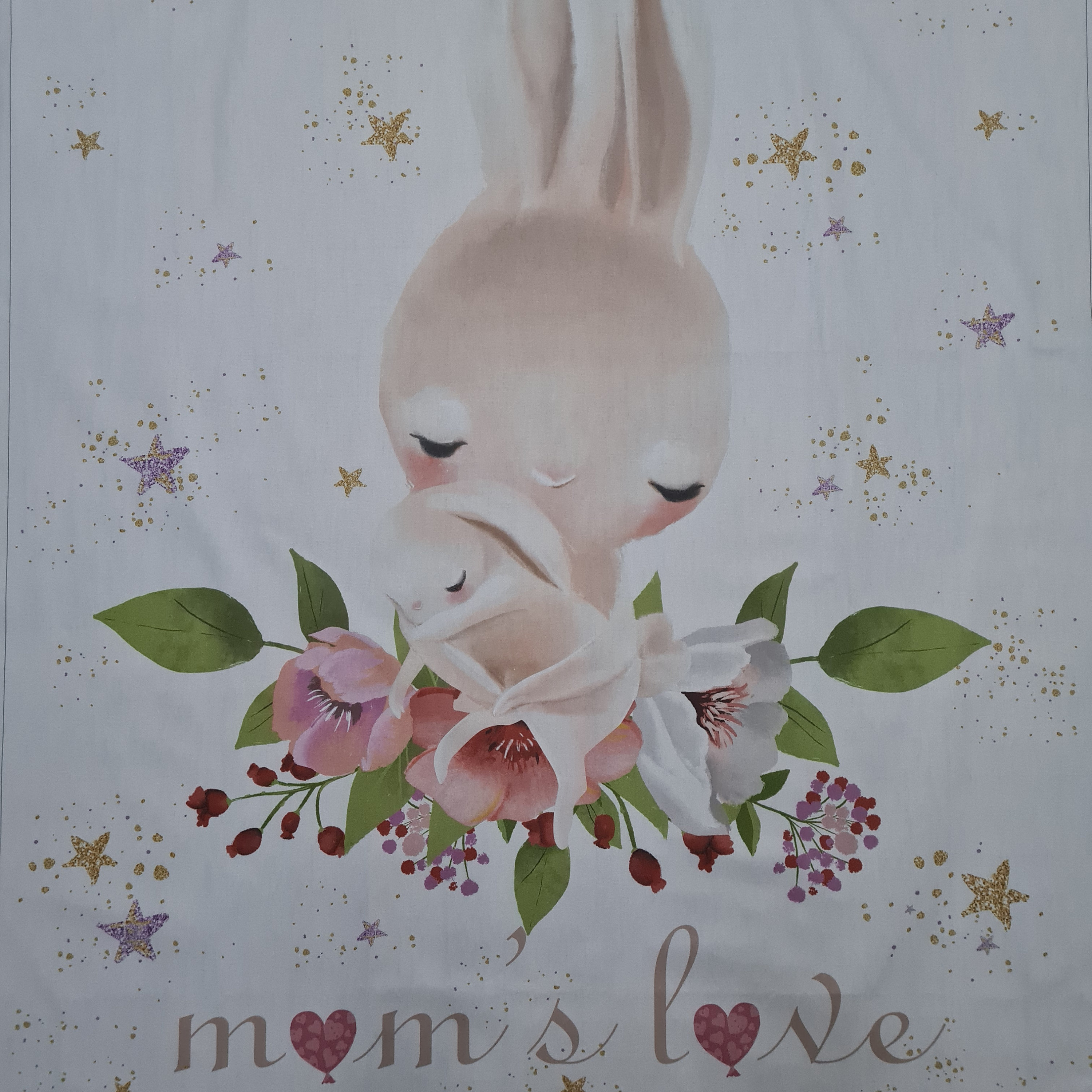 Baby Girl Organic Cotton Fabric Baby Quilt Panels Fabric Etsy UK