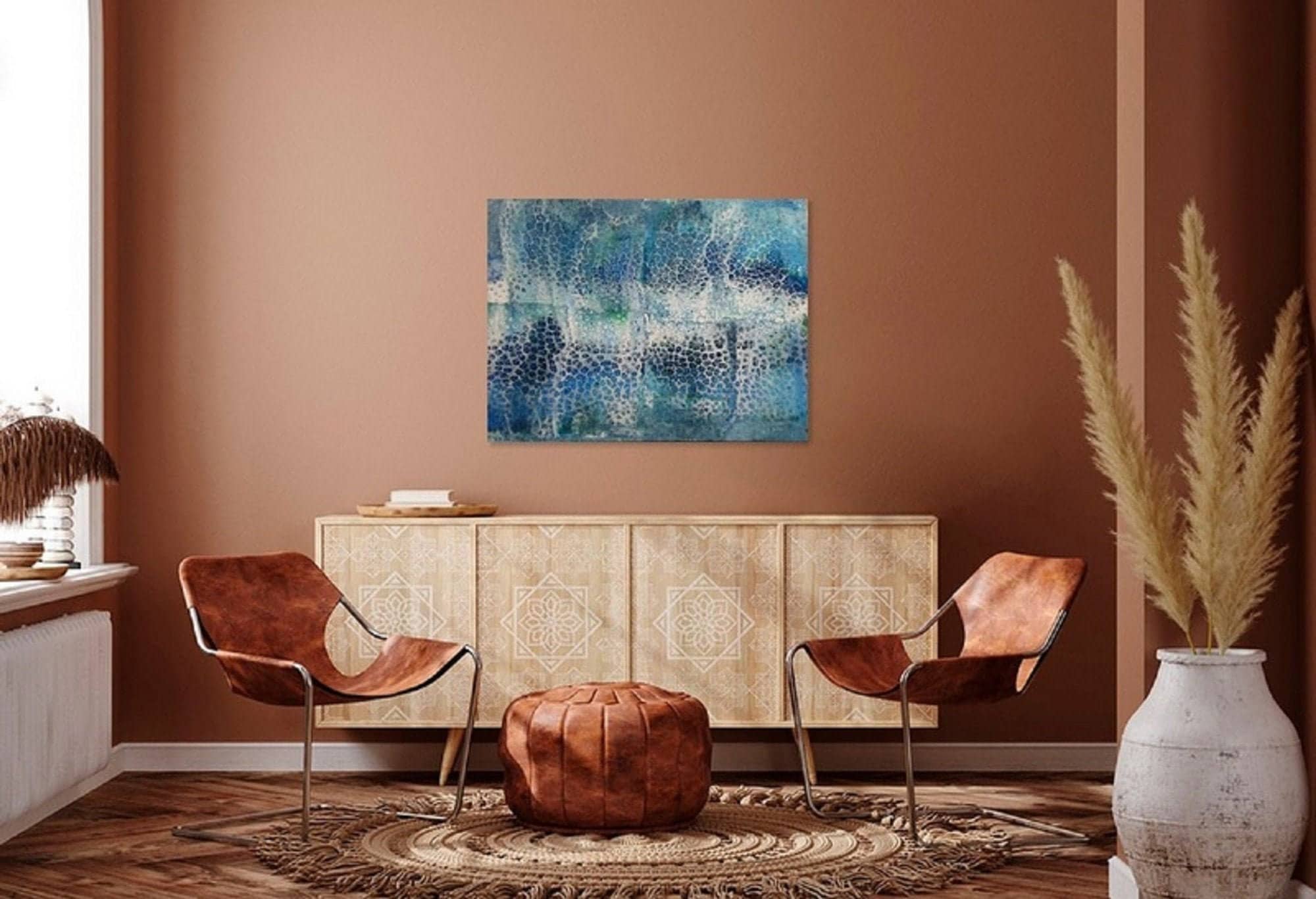 Peinture Acrylique Peau de Poisson