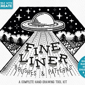 Fine Liner Brushes & Patterns – Procreate