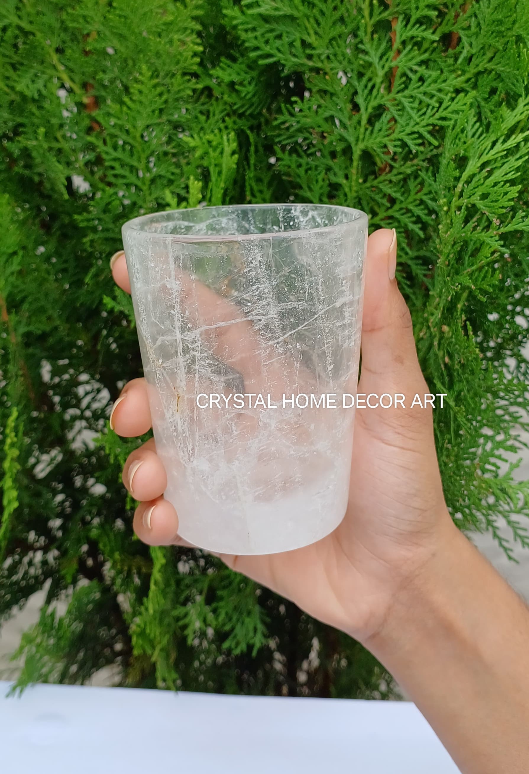 Amazon.com | Handmade Natural Quartz Crystal Transparent Tea