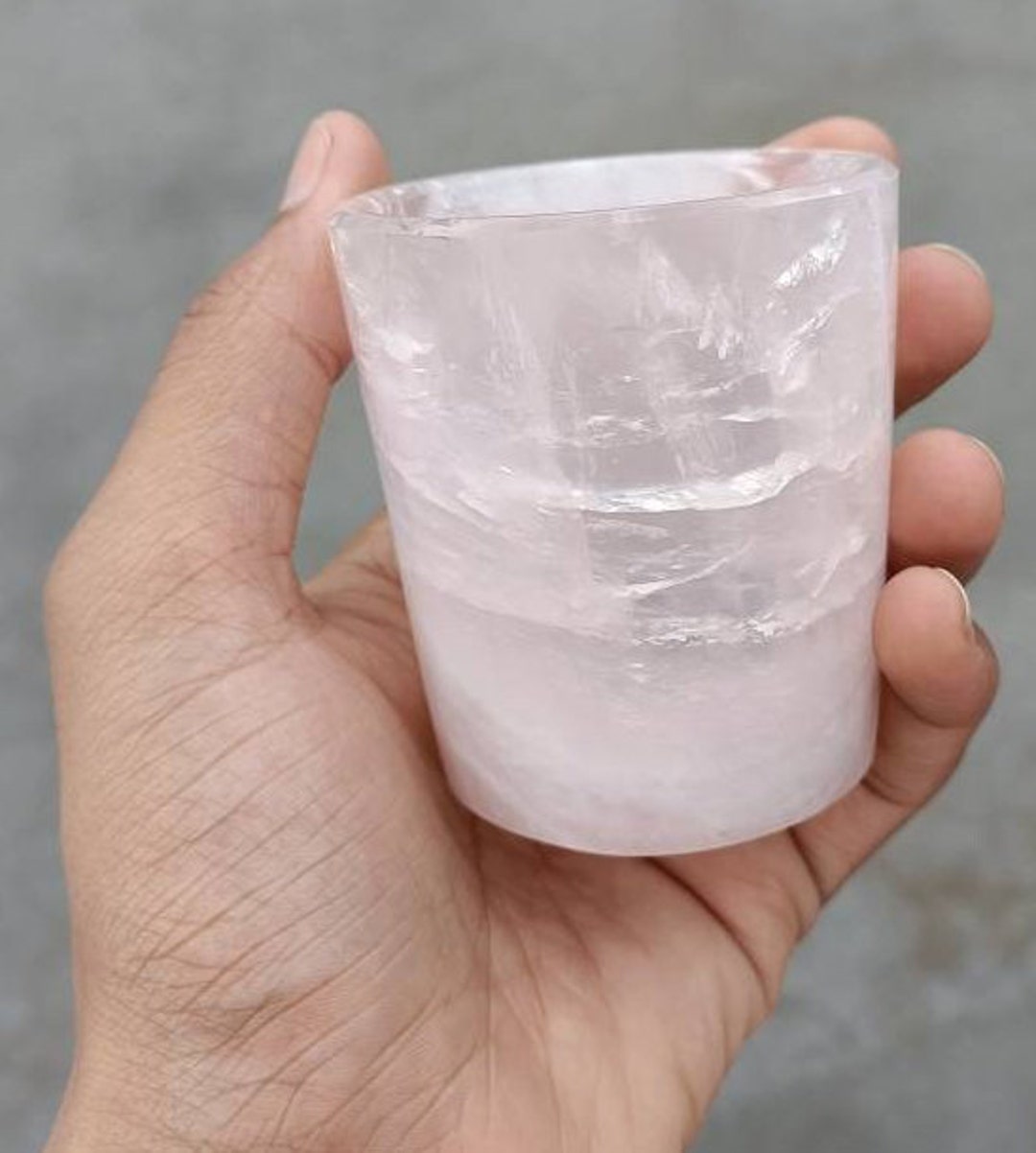 Beautiful Rose Quartz Shot Glass, Rose Quartz Shot Glass, Whiskey Shot ...