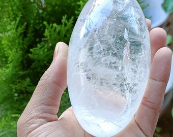 Natural Crystal Quartz Shivalingam, Healing Rock Crystal Lingam, Meditation Crystal Lingam Himalyan Crystal Lingam,Tibetan Crystal Massager