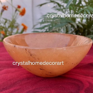 Yellow Aventurine Bowl, Hand Carved Bowl Gemstone Crystal Healing Tray Dish Chakra Balancing, Gift Item