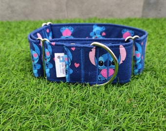 Martingale dog collar, stitch dog collar, greyhound escape proof collar, martingale stitch, greyhound collar, personalized martingale collar