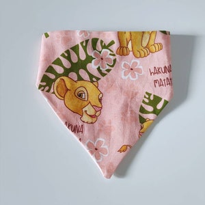 Bandana for dog nala, Bandana scrunchie personalized for pet, dog handkerchief, Bandana with rubber for dog, scrunchiedana