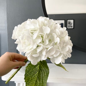 Faux White Hydrangeas Etsy UK