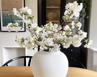 Artificial Blossom Branches, Faux Blossom Branch, Premium Fake Cherry Blossom Artificial Flowers, Minimalist Artificial Flowers, Home Decor