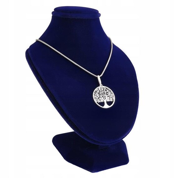 Collana Ciondolo Serpente Albero Della Vita Celtico - Acciaio Inox 30 Pollici - USA