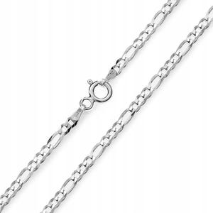Figaro Sterling Silver Chain, 925 Silver Necklace, Thin or Thick Chain,Delicate Cuban Link, Gift for Her, Gift for him, Silver 925