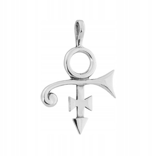 Wisiorek, Zawieszka srebrna 925, Prince Love Symbol, Symbol mężczyzny i kobiety