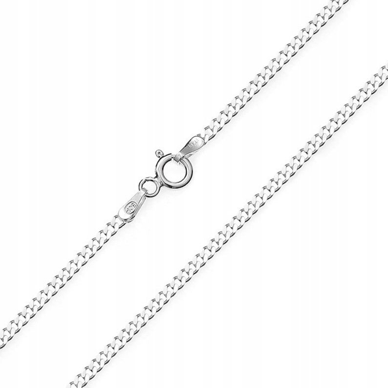 Silver chain, Curb chain, Cuban chain, Cuban link, Thin chain, Wide chain, Mens silver chain, Womans silver chain, Gift for men imagem 2