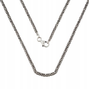 Silver chain,  royal bizantine, Thin chain, Wide chain, Mens silver chain, Womans silver chain, Gift for men