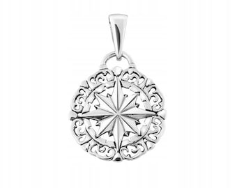 Pendentif Pendentif argent pr. 925 Rose des vents