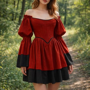reversible renaissance dress, renfaire dress, medieval victorian dress, fairy blue wedding dress, bride dress, plus size, corset dress image 12