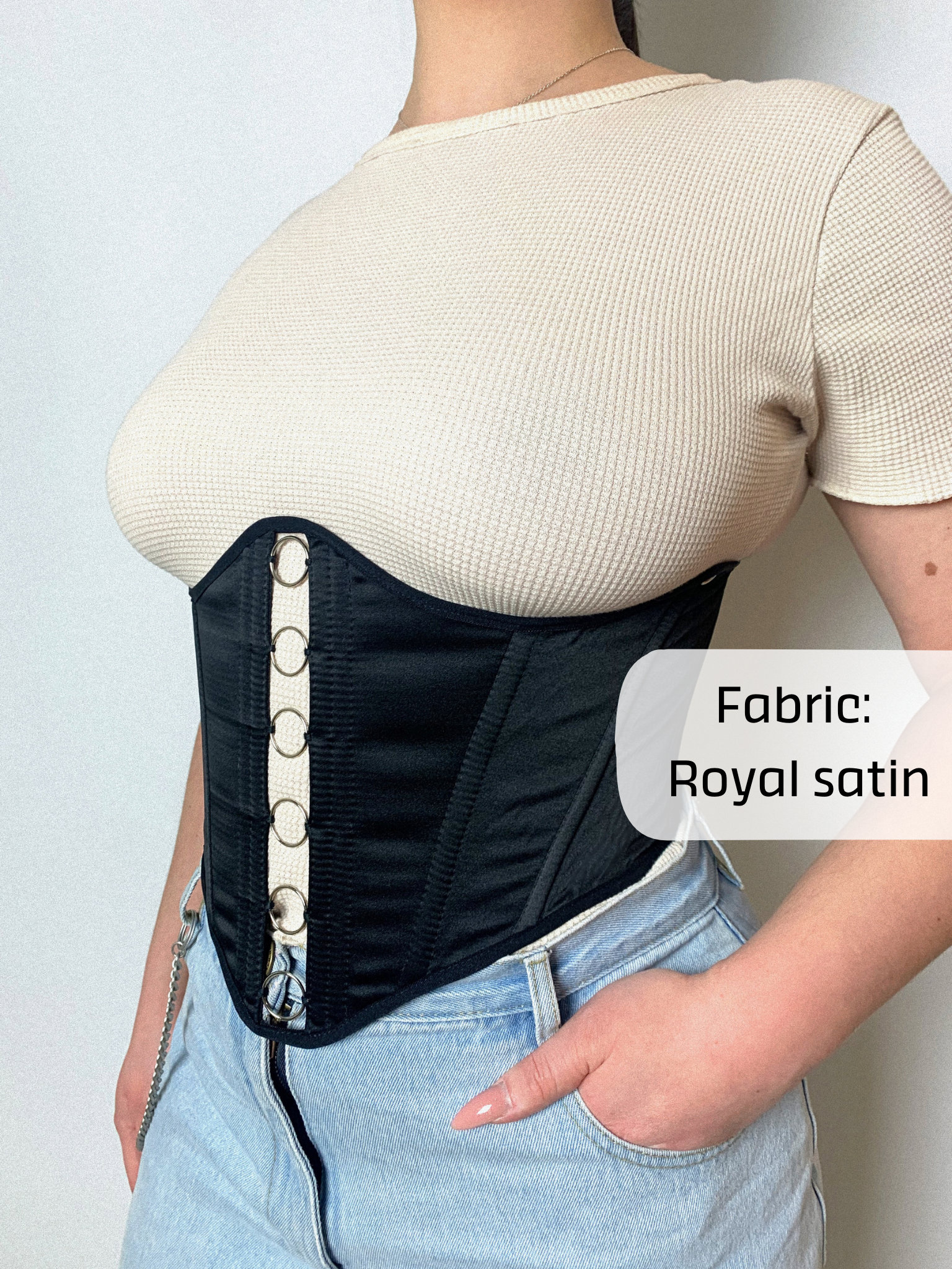 cupless corset belt