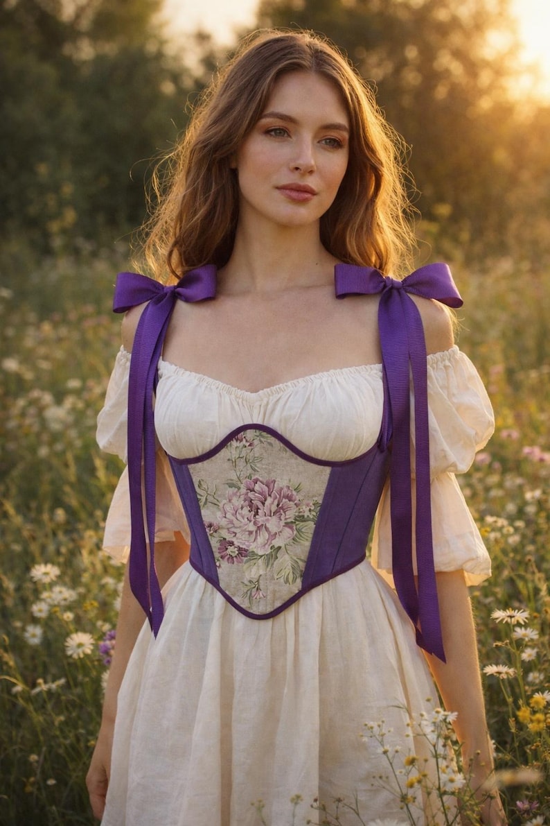tapestry corset,
fairy corset