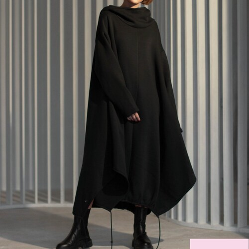 turtleneck maxi sweater dress Dress, Wool Women, Winter Oversized Pullover, Plus Size Dress, Slit Sweater Dress, Long Sleeve Warm Dress this dress provides warmth and elegance for cooler days Roxanna Turtleneck Sweater Maxi Dress