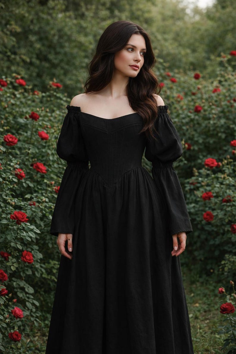 reversible renaissance dress, renfaire dress, medieval victorian dress, fairy blue wedding dress, bride dress, plus size, corset dress image 15