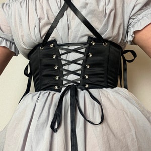leather corset, leather corset belt