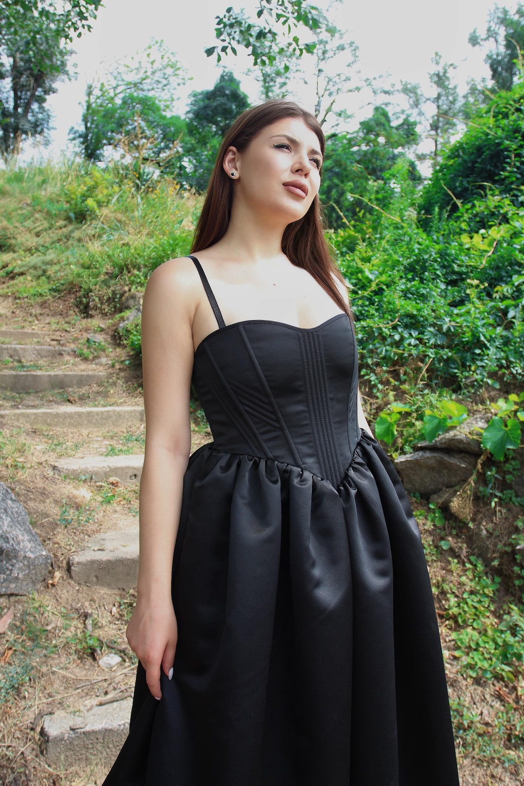 Victorian Corset Dress, Renaissance Dress to Impress, Gothic Wedding ...