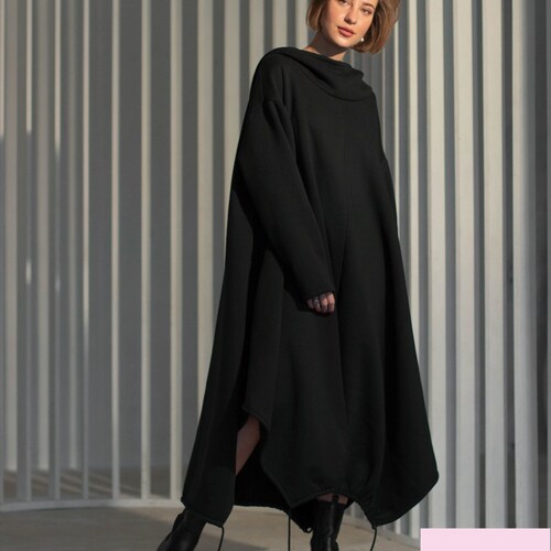 loose sweater dress Oversized wool turtleneck for women in bohemian style, great for ski resort holiday sweater S M L Sleeve Warm Oversized Loose Sweater Dress,