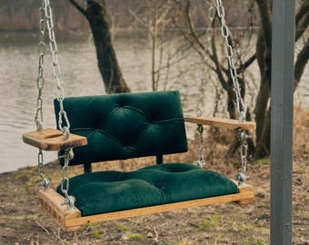Garden Swing, Backyard Swing, Tree Swing, Outdoor Swing, Wooden Swing, Backyard Playsets, Seesaw Wooden, Swing Sets for Kids, Adult Swing