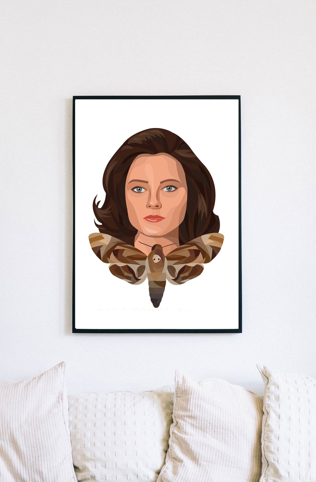 The Silence of the Lambs Movie Art Printable Movie Poster - Etsy