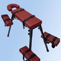 Mature / Portable Spanking Bench Wine Color