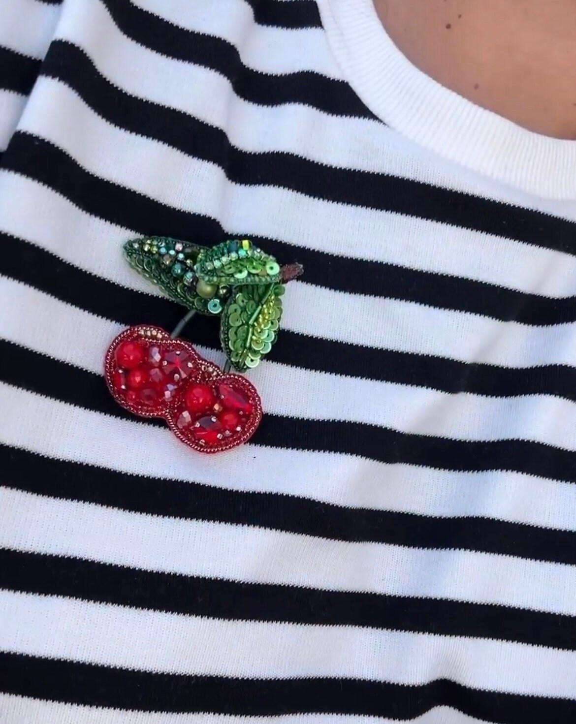 アクセサリー takanadaisuke Red cherry brooch Brooch 3D Cherry ,red Cherry Jewelry, Cherry Bloom Berry - Etsy