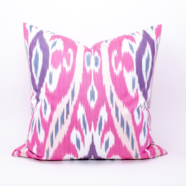 Purple Ikat Pillow Etsy