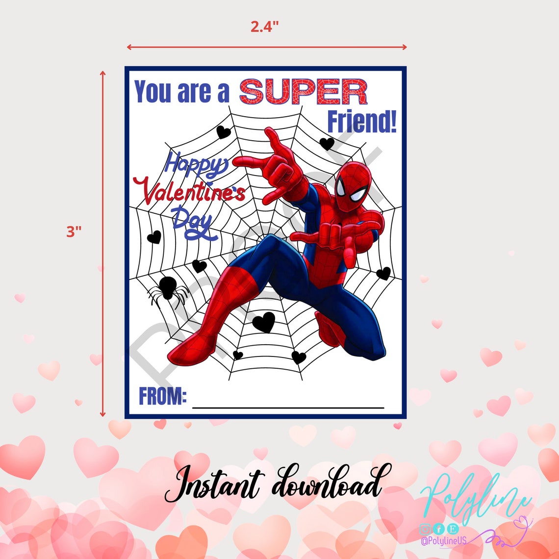 Spiderman Valentines Cards Exchange - Il 1140xN.3686666361 I91p 