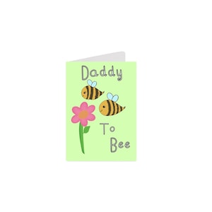 Biglietto per papà futuro – Biglietto di auguri/biglietto di compleanno/festa del papà – A5 – interno vuoto