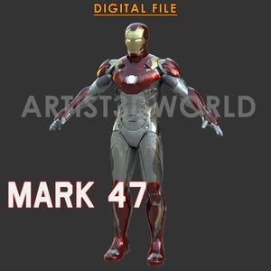 Iron Man Mark 47 Full Wearable Cosplay Armor – 3D Printable STL Costume Files