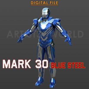 アイアンマン マーク15 コスプレスーツ STLファイル 3Dプリント
