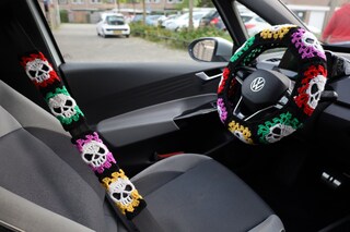 Capa Volante Estilo Étnico - Linho Grosso Para Carros E SUVs
