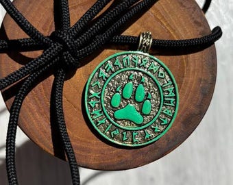Therian Necklace Spirit Animal Paw Pendant Spiritual Jewelry Therians and Animal Lovers Custom Color Options Available Therianthropy