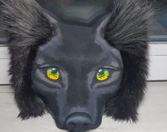 Wolf therian mask Mystical Wolf Therian Mask - Cosplay and Costume Therian gifts Therianthropy
