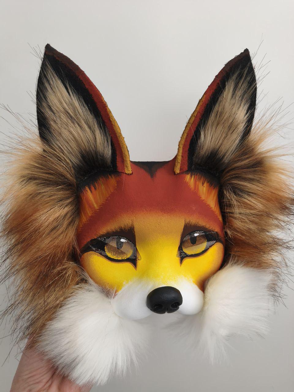BABYL 金キツネ祭り 2017年 FOX MASK 新品未使用 Red Fox Mask Therian – Unique Gift for Teen Daughter, Quadrobics
