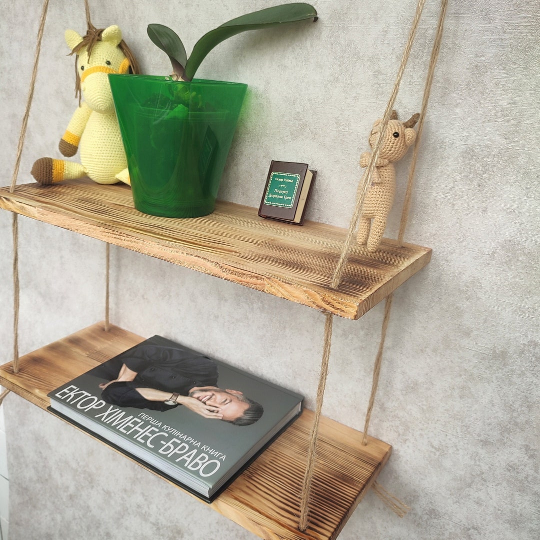 23 Tier Hanging Plant Shelf for Window Window Plant Shelves Etsy