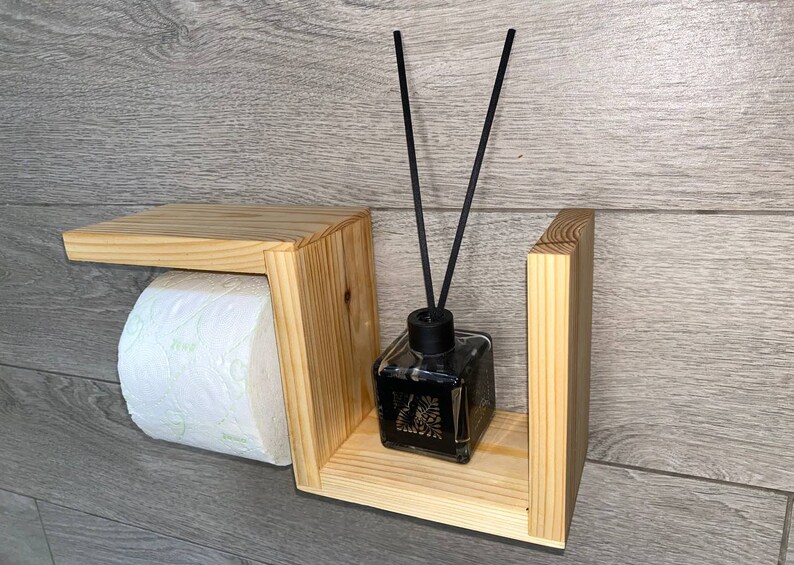 Toilet Paper Roller Wood Toilettenpapierhalter Bathroom Etsy