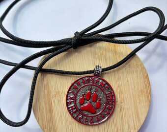 Collana theriana in argento Sterling triangolo theriano collana Paw