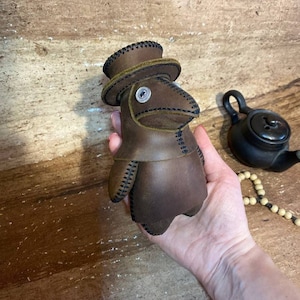 Plague doctor stuffed animal miniature plague doctor Remedy history
