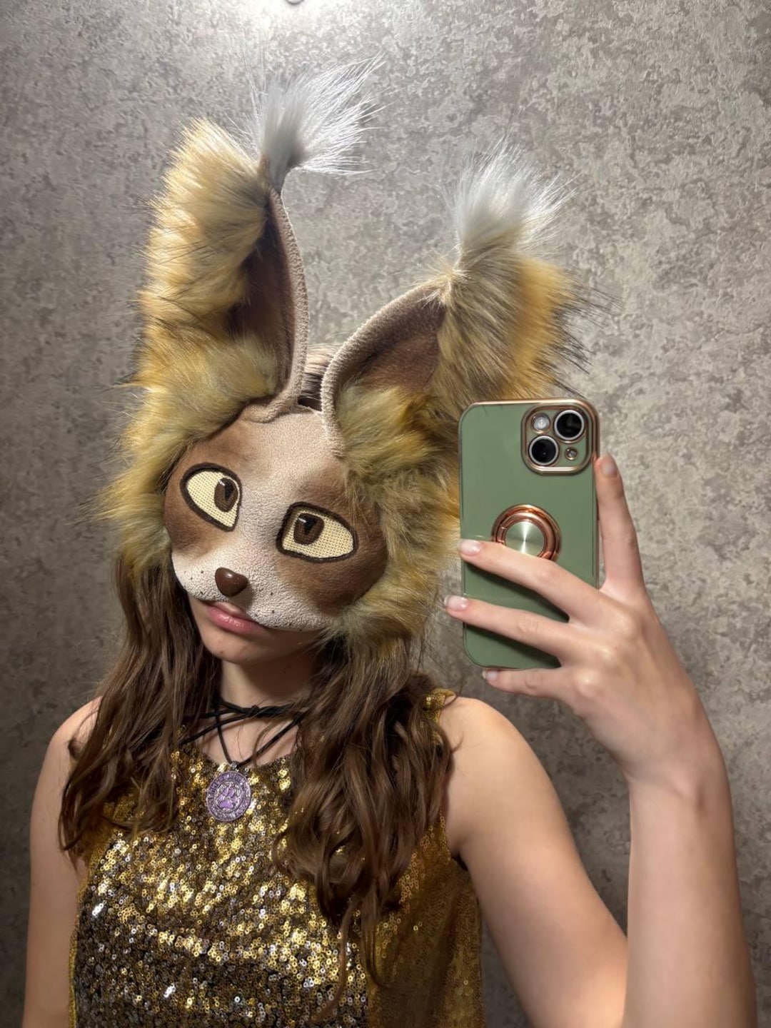 Beige Bunny Mask – Handmade Therian Rabbit Mask, Quad Runner Mask ...