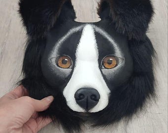 Dog Therian Mask Animal Spirit Mask| Canine Costume Mask for Cosplay| Rituals| LARP Halloween| Unique therian gifts