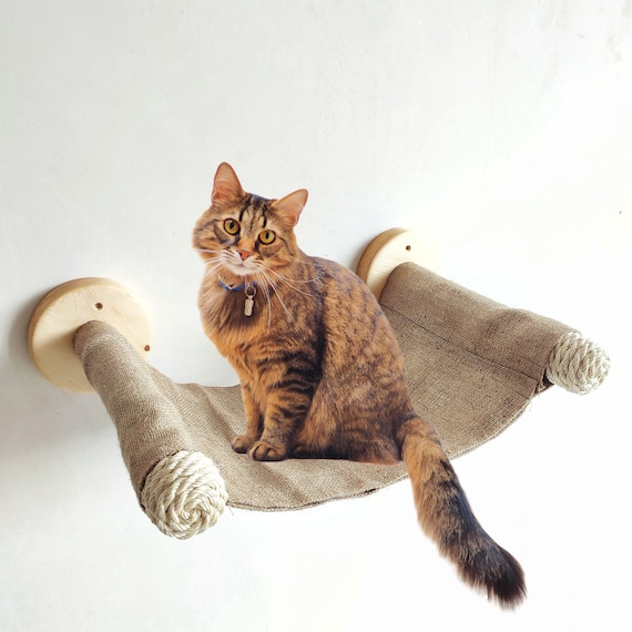 Сat window hammock Cat walkway Cat wall shelves set Playground furniture cat shelves cat Climbing wall Floating cat shelf Cat Bridge Wood