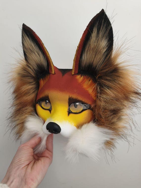 Red Fox Mask Therian – Unique Gift for Teen Daughter, Quadrobics