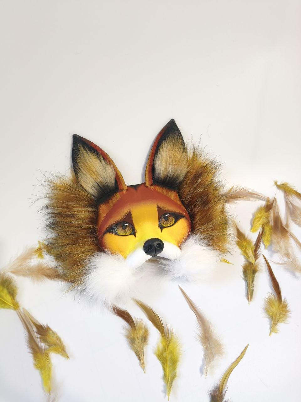 Best Gifts for Therians Fox Mask Handcrafted for Cosplay