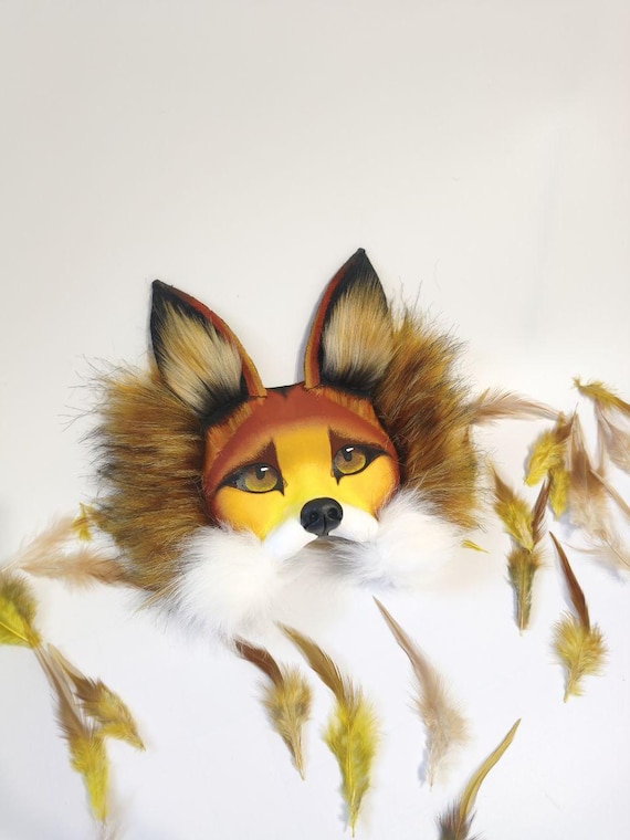 Therian Mask Fox Cosplay Quadrobics Furry Unique Animal Costume